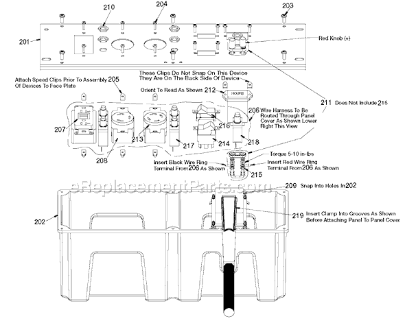 Page D Diagram and Parts List for H450CS Type 1 Porter Cable Generator